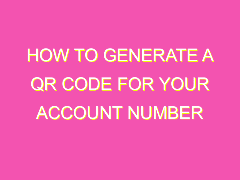 How to Generate a QR Code for Your Account Number - kurrently